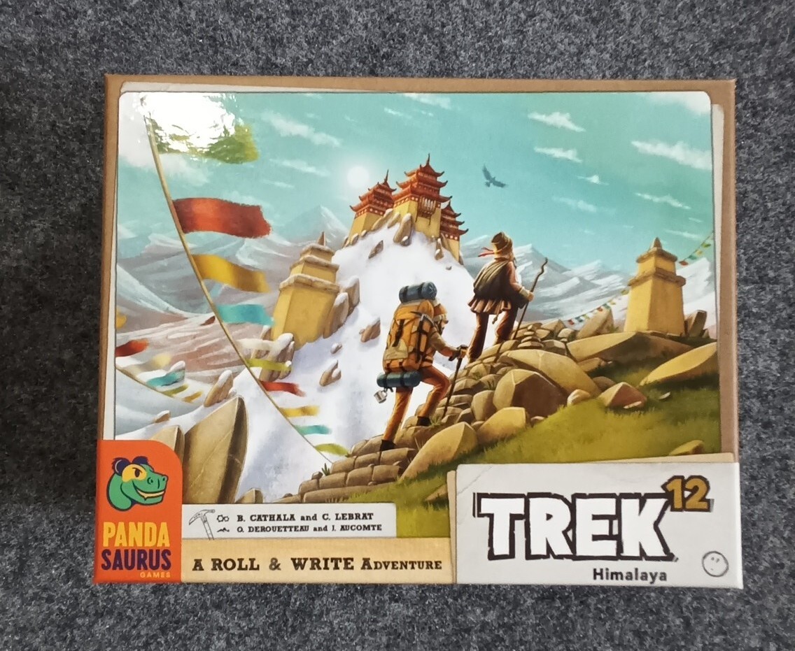 Pandasaurus Trek 12: Himalaya Board Game A Roll And Write Adventure
