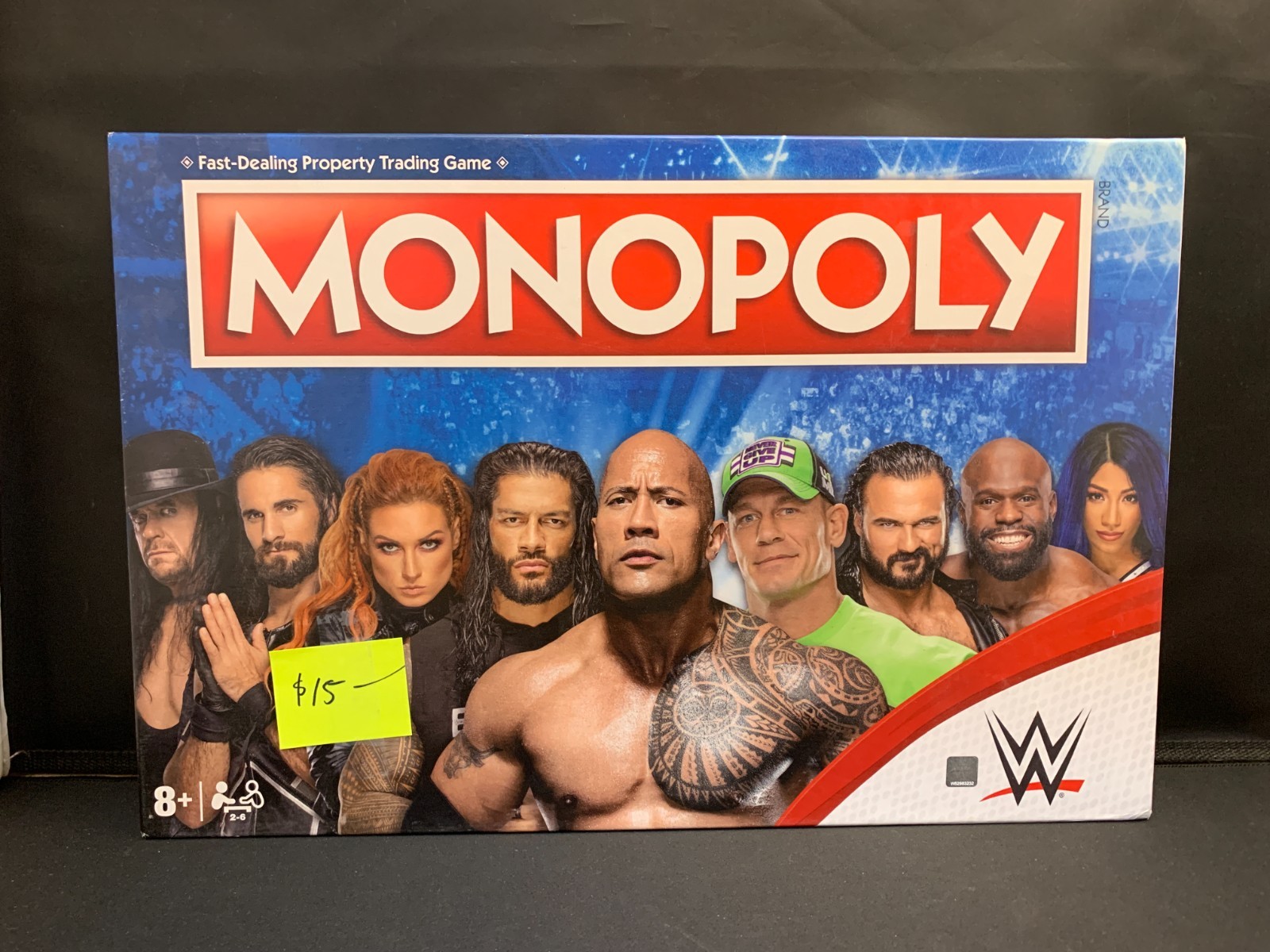 Hasbro Monopoly WWE Smack down Vs Raw Board Game Wrestling 2021