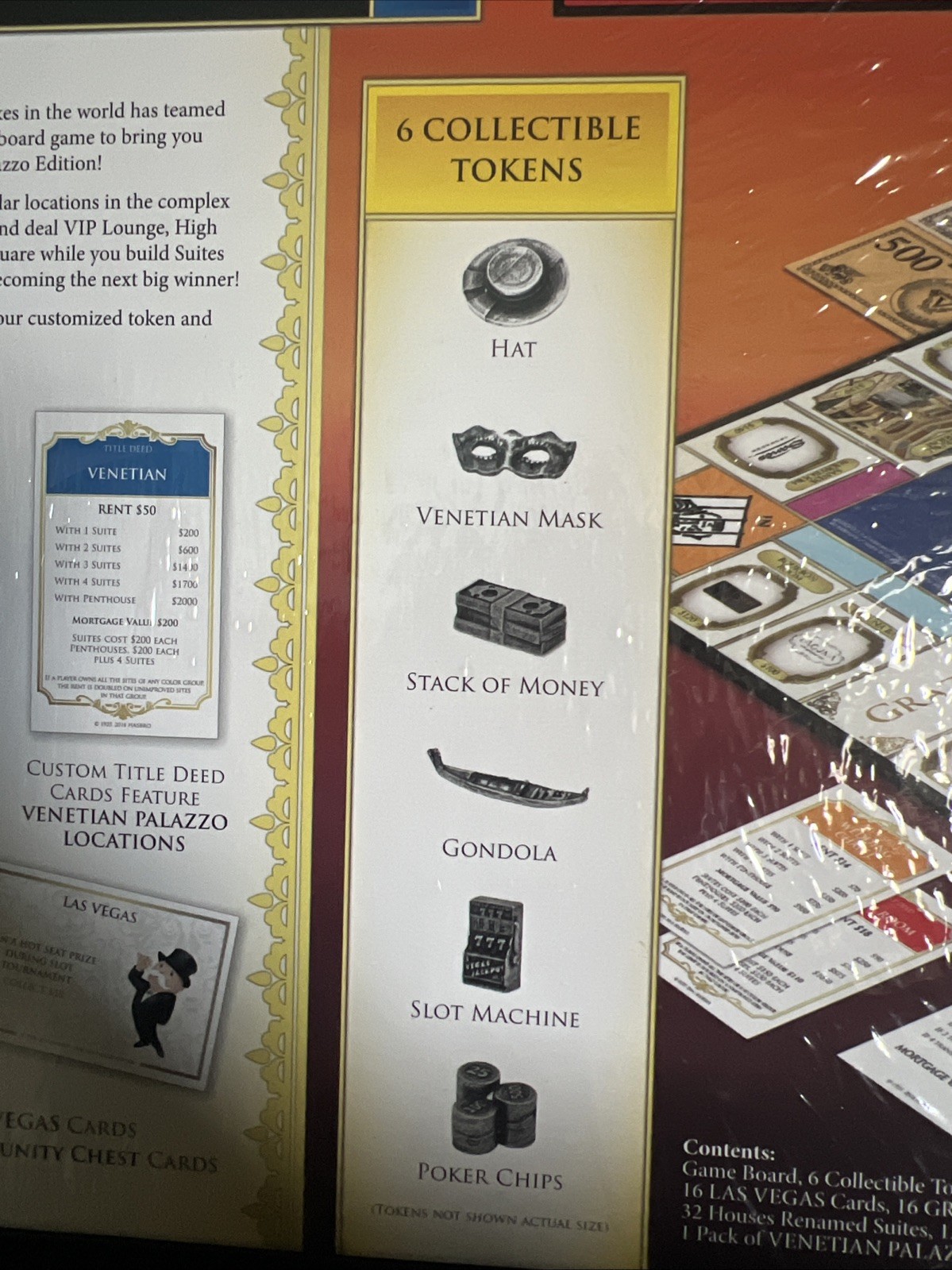 New HASBRO Monopoly Limited Edition Las Vegas Venetian Palazzo Casino