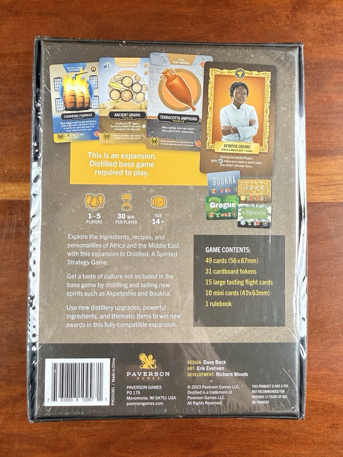 Paverson Games: Distilled: Africa & Middle East Expansion – Thematic Strategy Ca