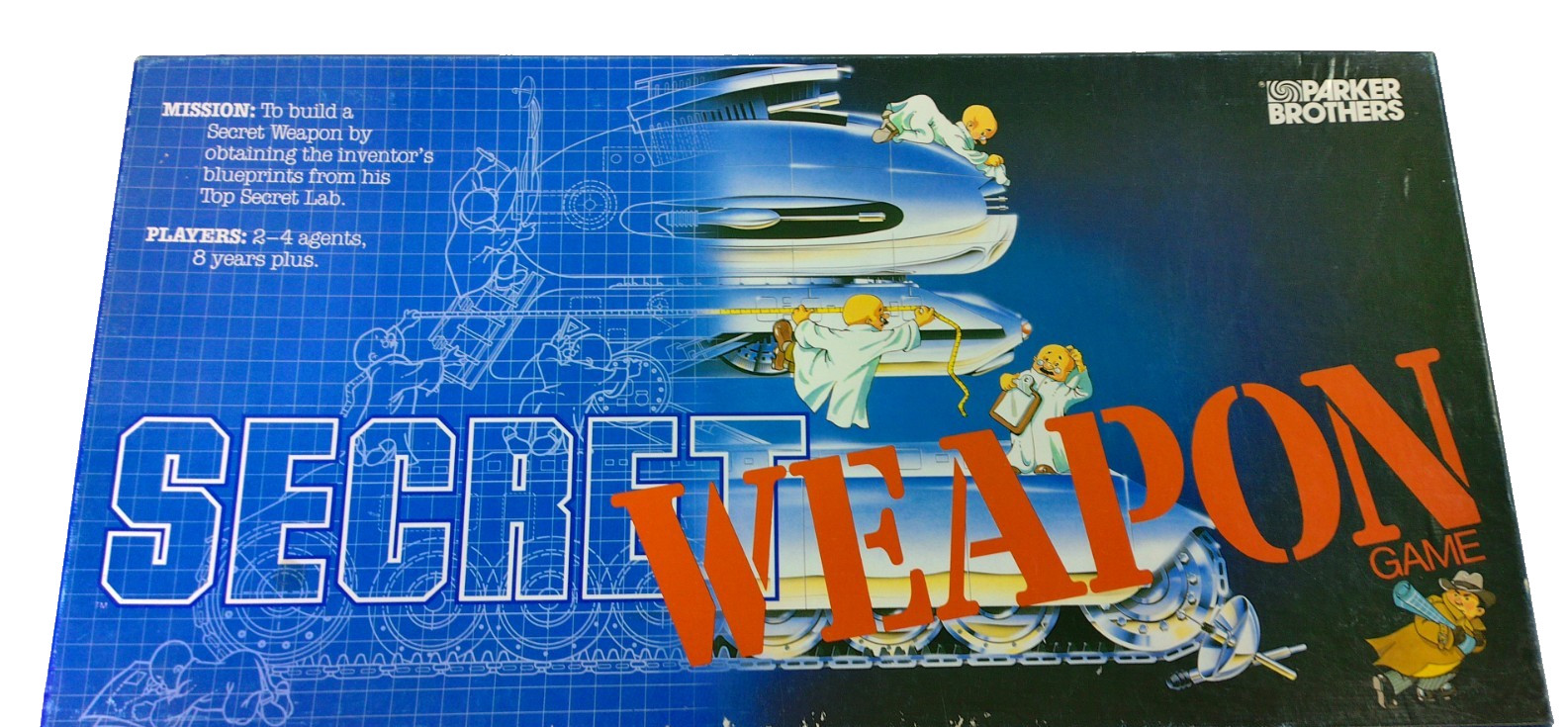 Secret Weapon Boardgame 2-4 Players 1984 Gruver Productions Australia Complete