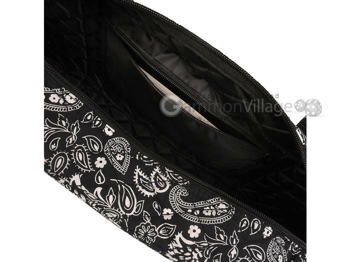 New Linda Li American Mah Jongg Set – Black Paisley Soft-Sided Quilted Bag