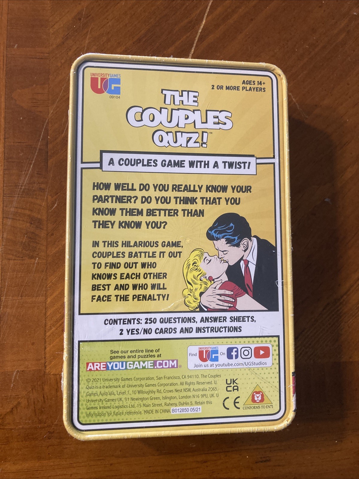 Couples Quiz Game Travel Edition Classic Newlywed Game for Fun Connection