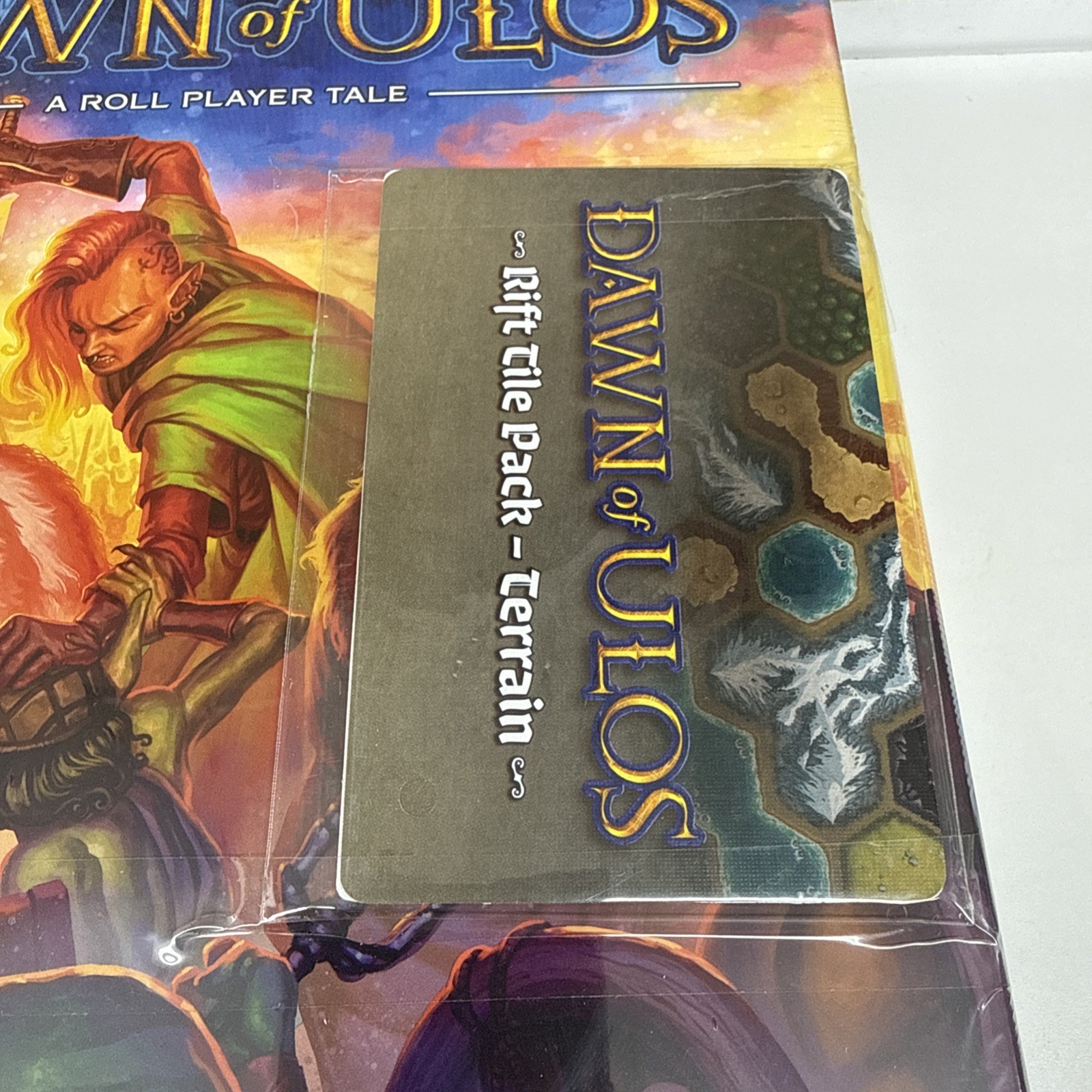 Dawn of Ulos A Roll Player Tale – Thunderworks Board Game W/ Rift Tile Pack NIS
