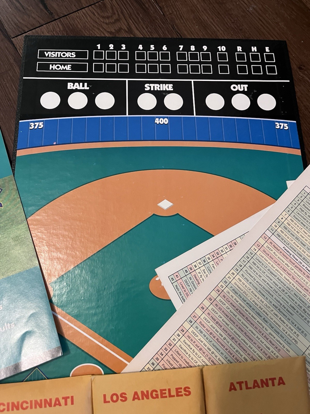 APBA 1996 Baseball Game w/8 Playoff Teams from 1995 Season – No Dice Or Chips