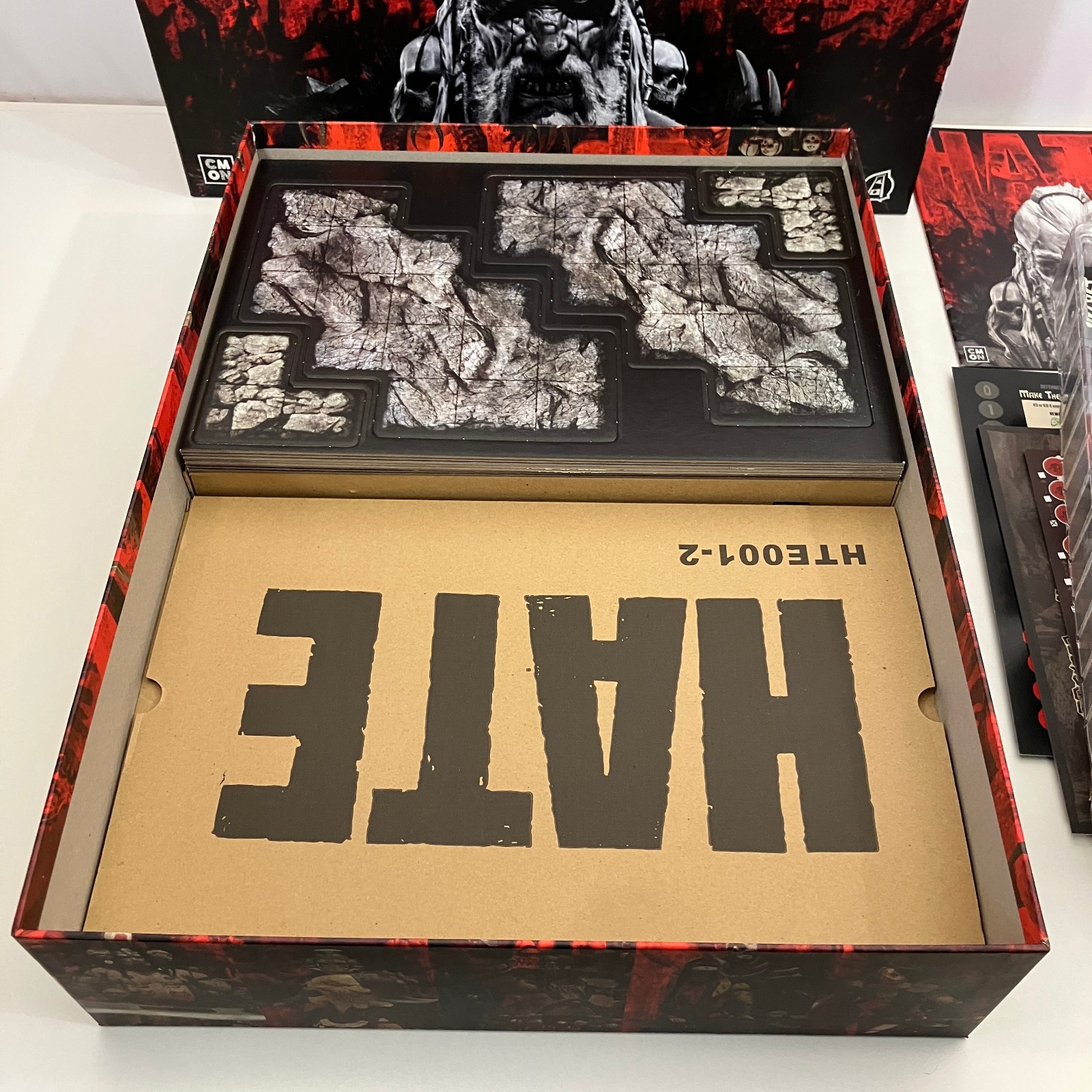 Adrian Smith HATE Mature Board Game 2019 CMON Guillotine Games 2-6 Players VGC