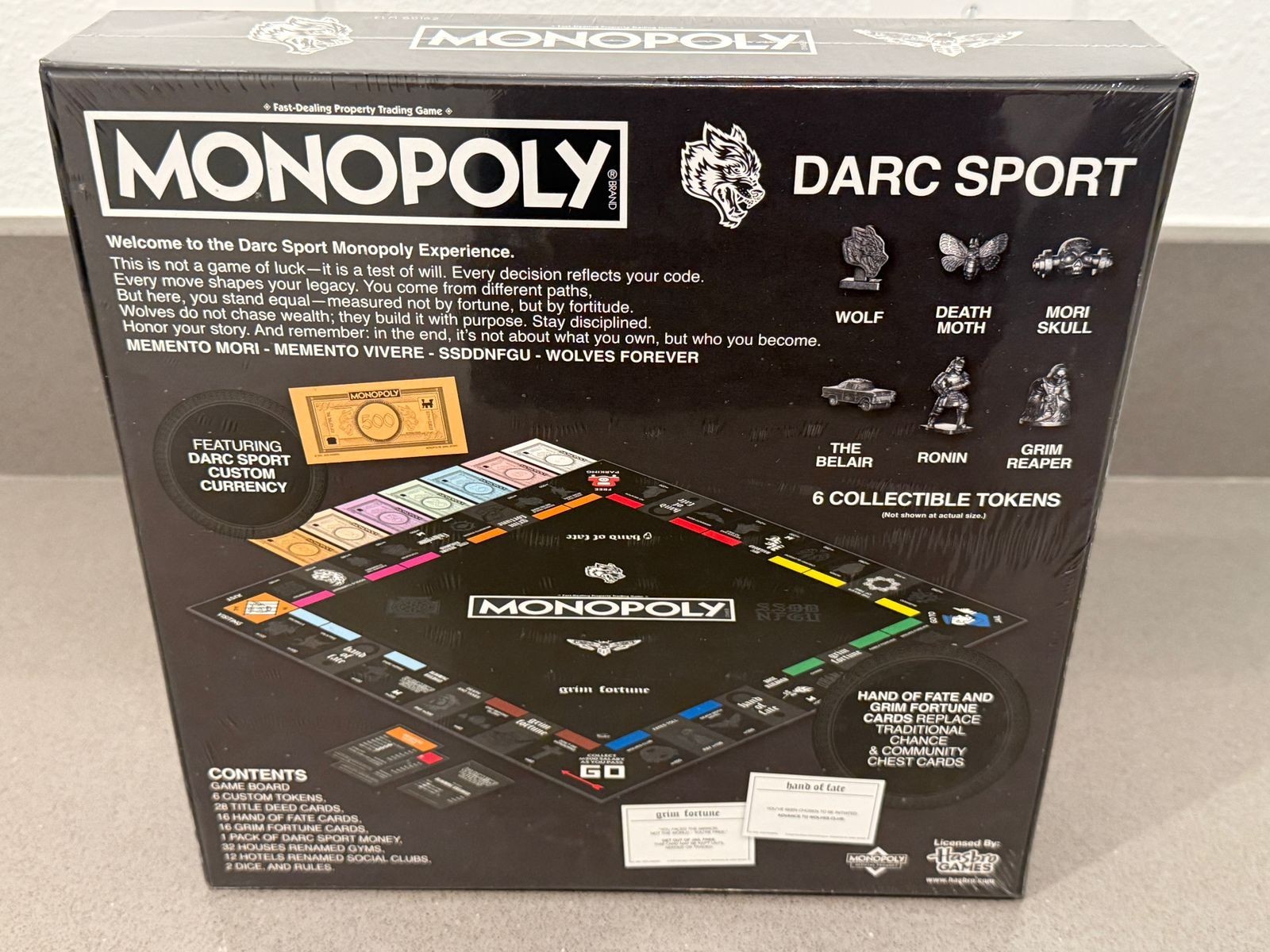 Darc Sport Classic Monopoly Board Game Limited Edition Collectible New IN HAND
