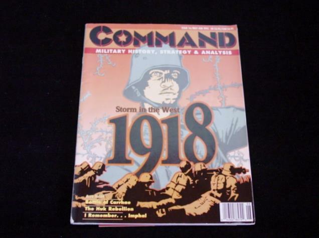 Command Magazine #16 : WW1 Storm in the West 1918 (UNPUNCHED) 1992