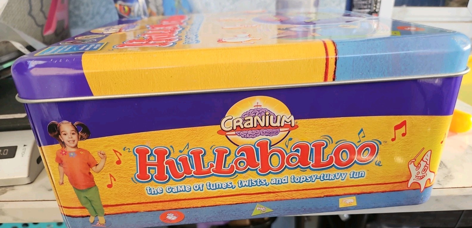 Cranium Hullabaloo – 2004 Tin Box Edition – Complete – Tested Working
