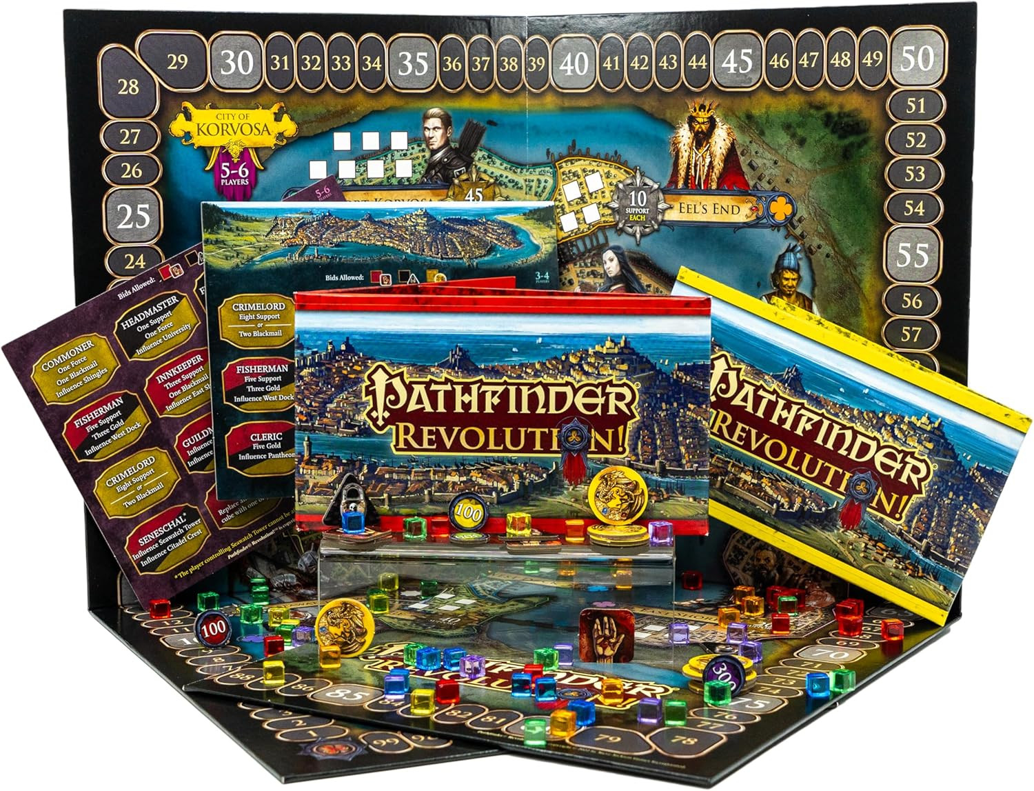 Pathfinder Revolution Bidding Board Game
