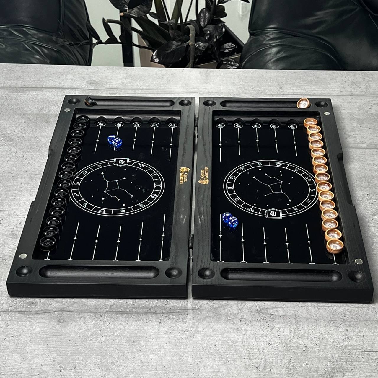 Exclusive Dominoes Set with Logo Toyota, Perfect Gift for Car Owner, Domino Game