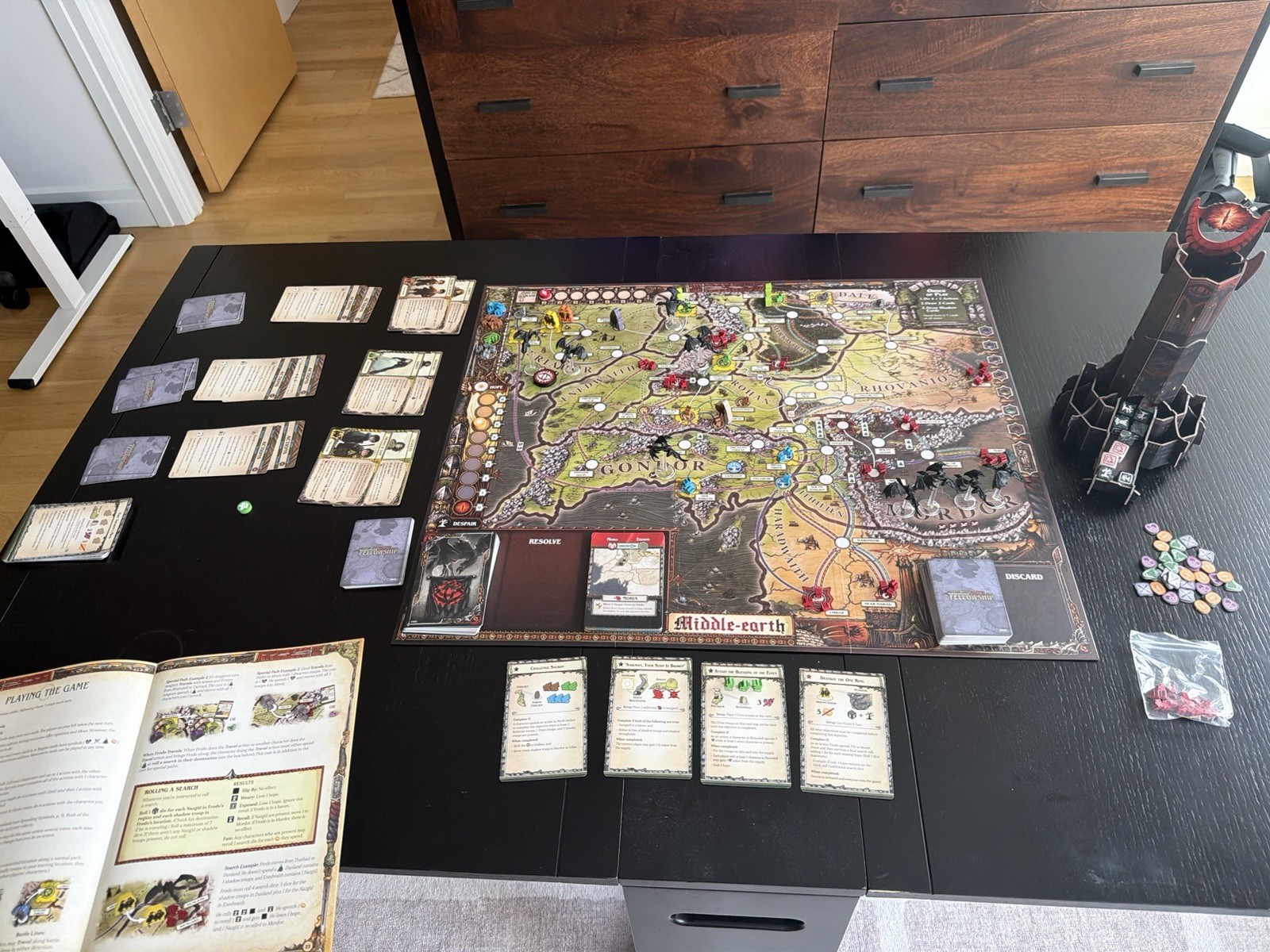 Z-Man Games Lord of the Rings Fate of the Fellowship Strategy Board Game