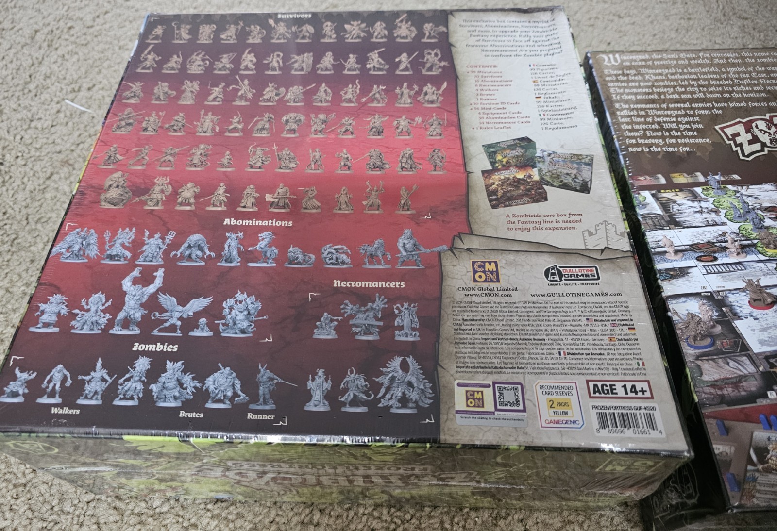 NEW Zombicide White Death Frozen Fortress Pledge Kickstarter Exclusive SEALED