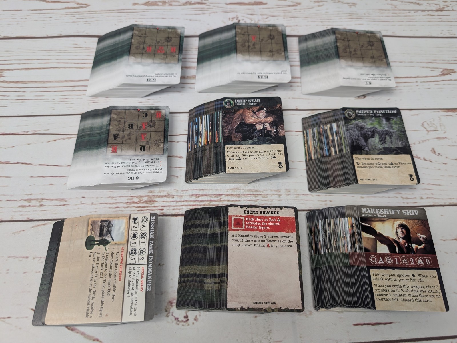 Rambo The Board Game Trilogy Collection Bundle Complete Everything Epic