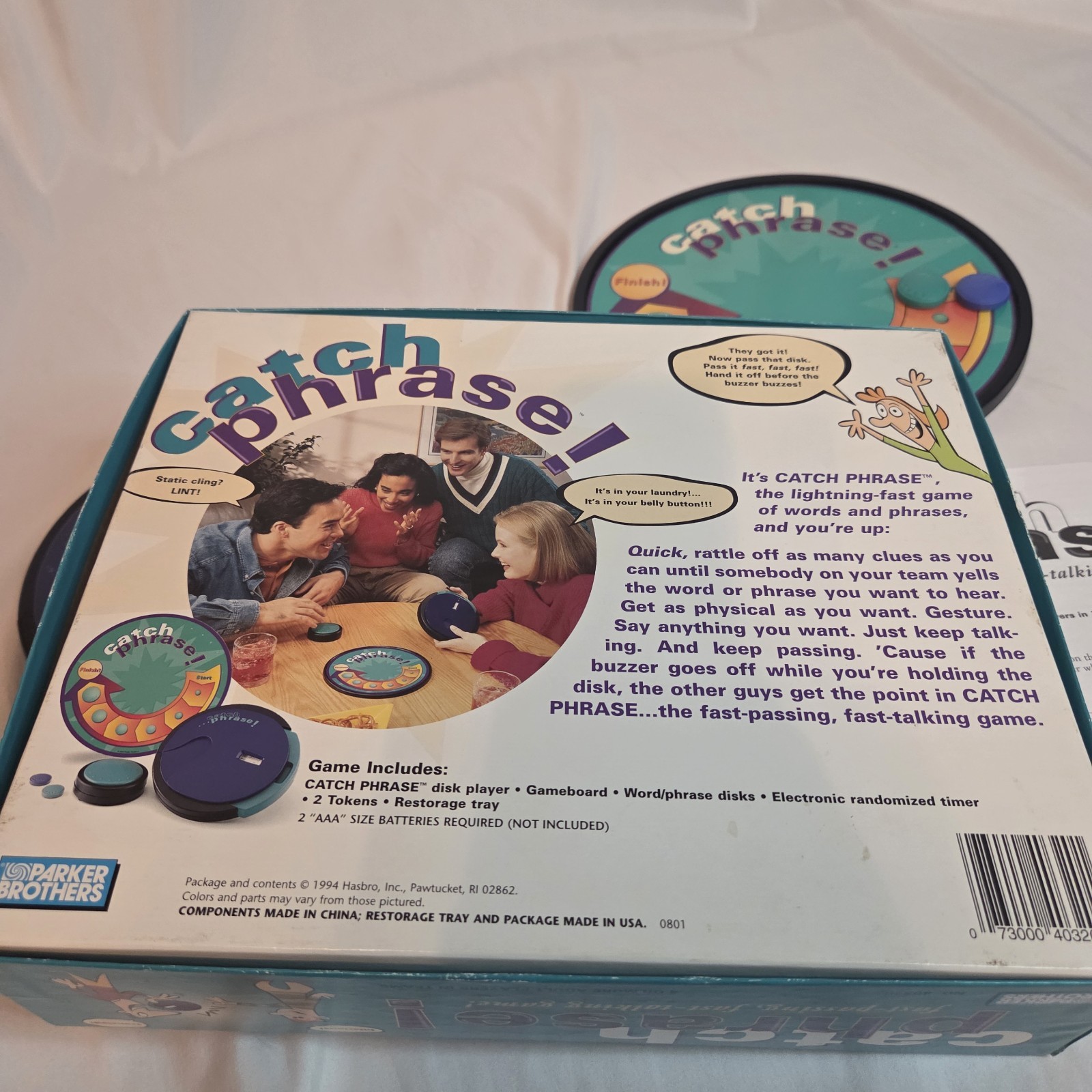 Vintage Catch Phrase Party Game 1994 Edition Parker Brothers Complete
