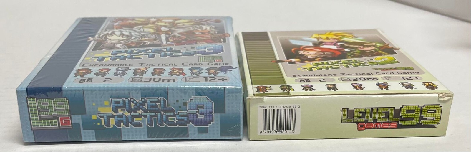 Pixel Tactics Lot of 3 sets – 2 & 2 x3 SEALED Level 99 Games Tactical Card Game