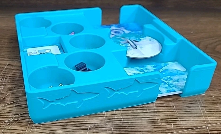 Finspan Storage Solution Box Insert – Board Game Upgrade – 3d Printed ANY COLOR