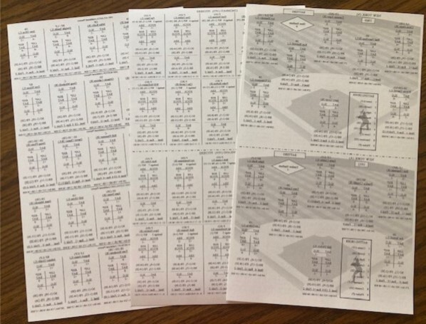 Dice Nutz Baseball Tabletop Board Game w/ Historic MLB Teams Card Sets 1,2,3 & 4