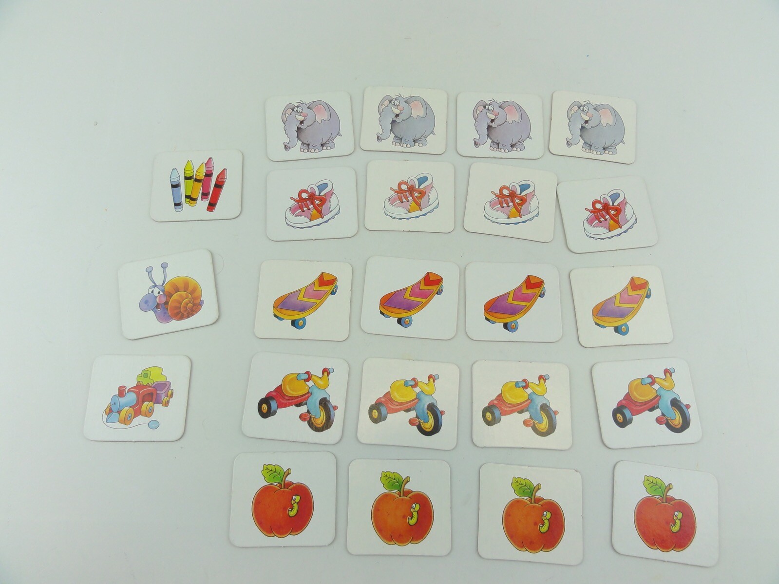 Original Memory Game 23 Picture Cards Replacement Only 2001 Milton Bradley