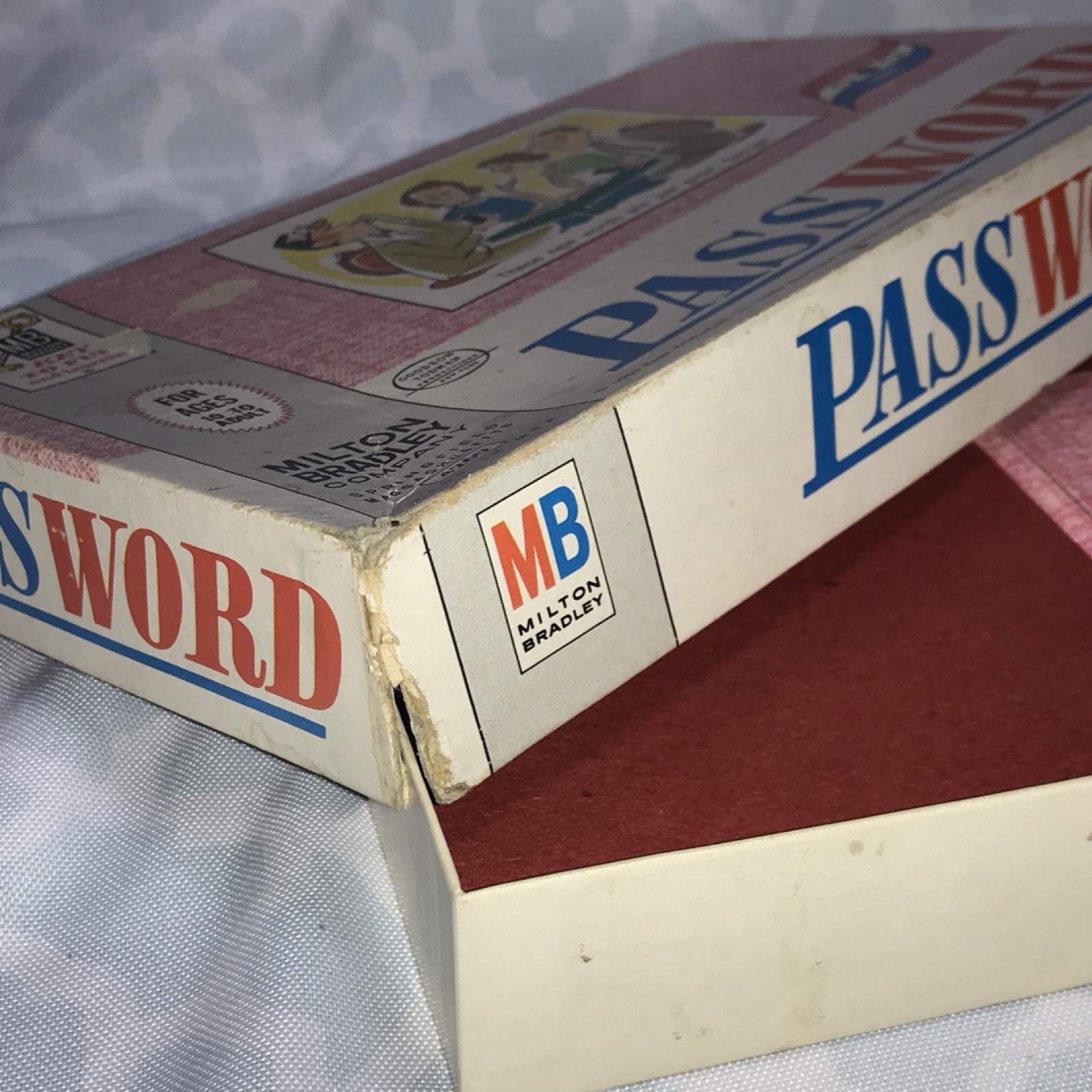 Milton Bradley Password Vintage Word Game 1963 MPN 4260 2+ Players