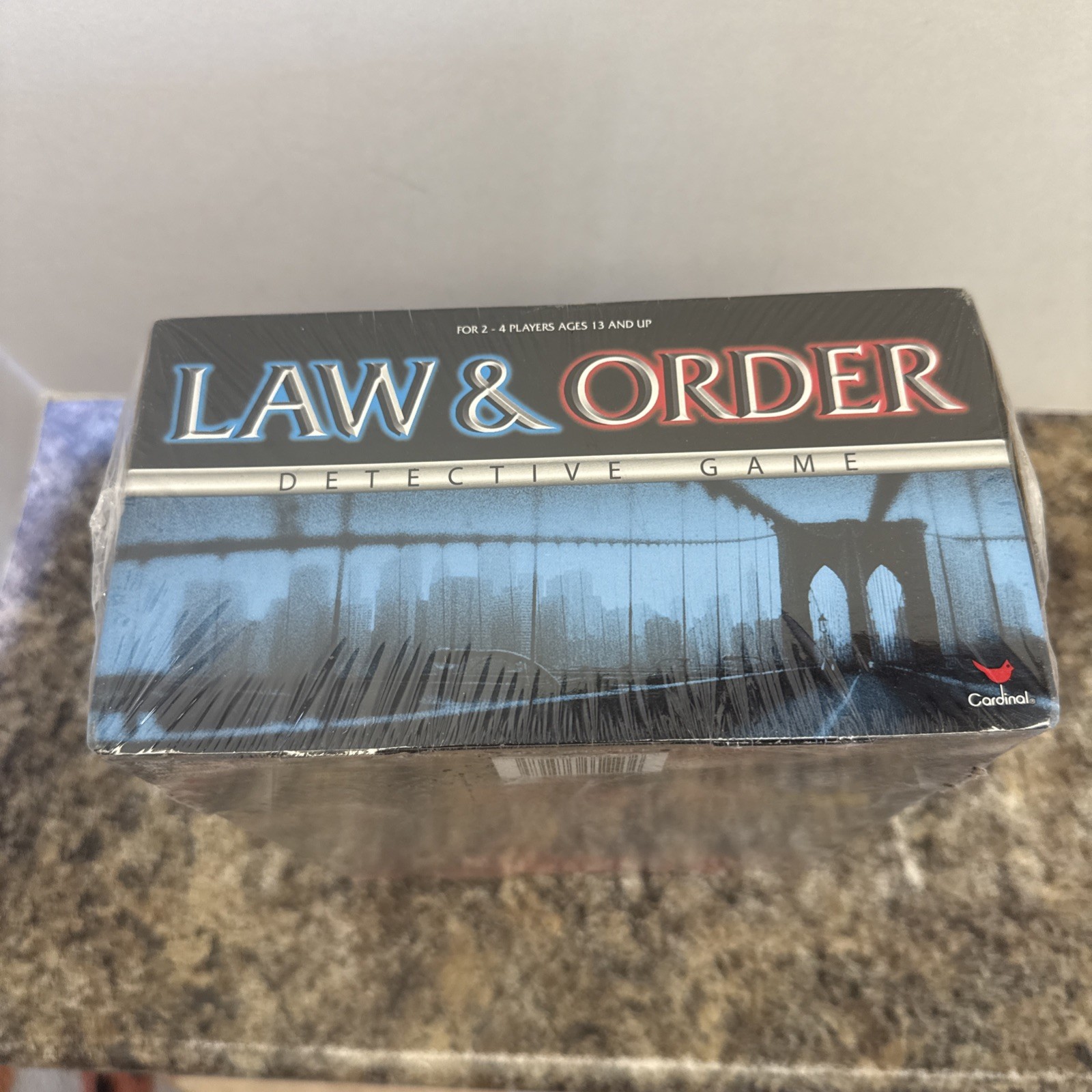 Law & Order Detective Board Game – Cardinal Games 2-4 Players Sealed New In Box