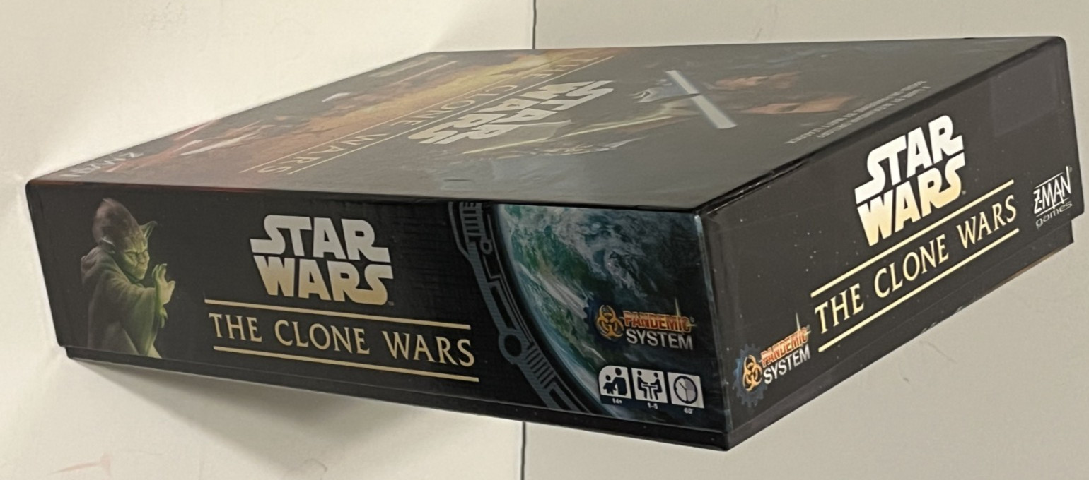 Star Wars: The Clone Wars Board Game Z-Man Games 100% Complete
