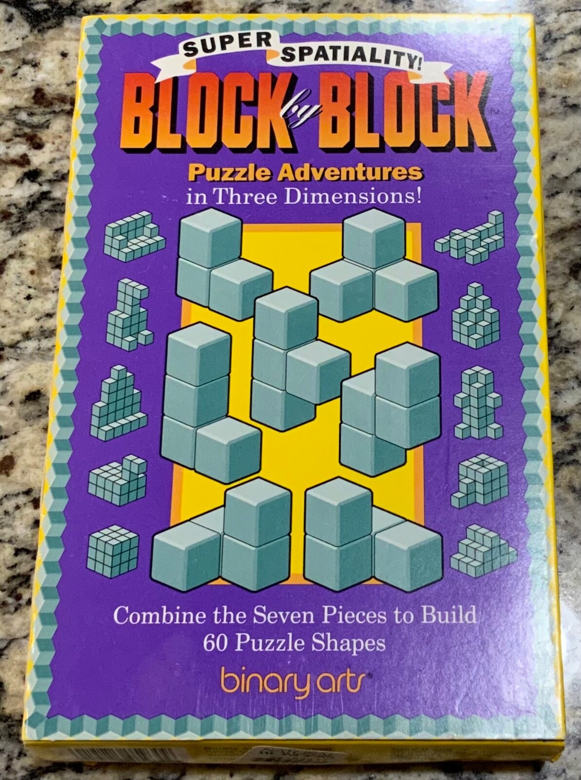Block By Block Super Spatiality Puzzle Adventures in Three Dimensions Brand New