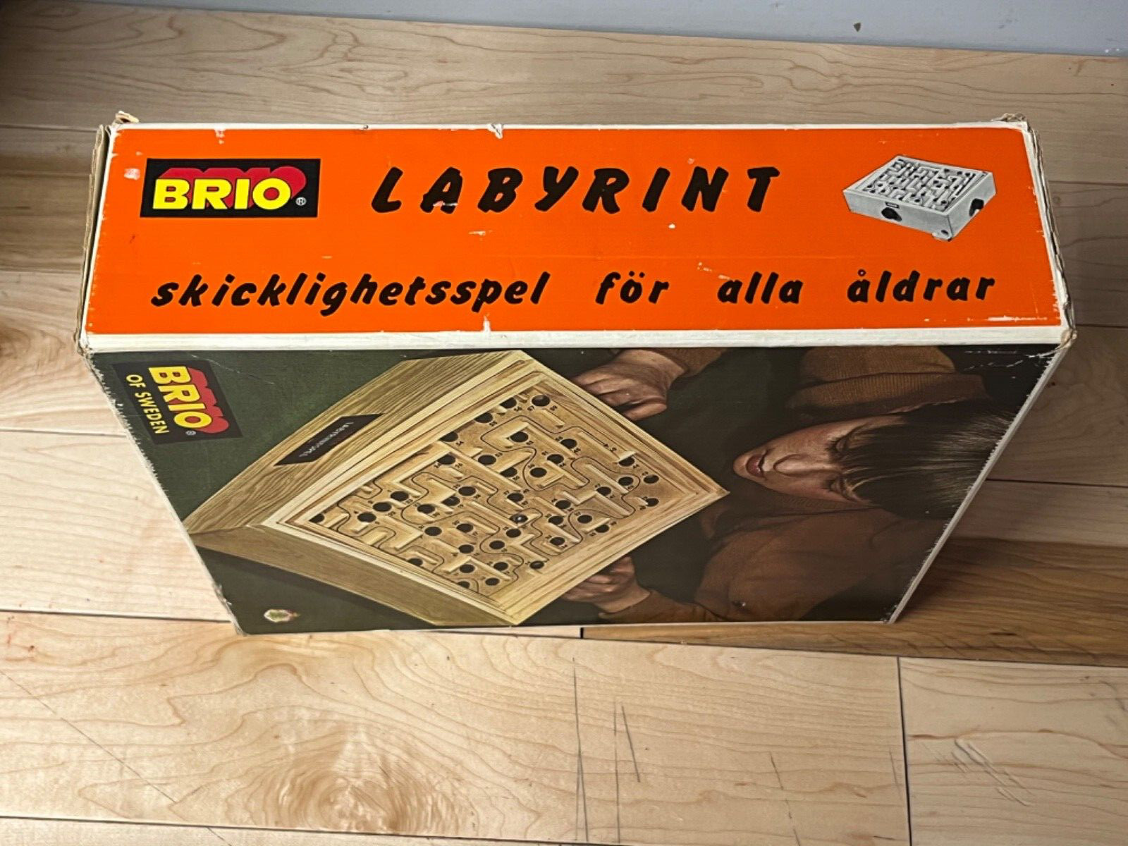 Vintage Brio Labyrint Game 31804 – w/Original Box – 1969 – Labyrinth