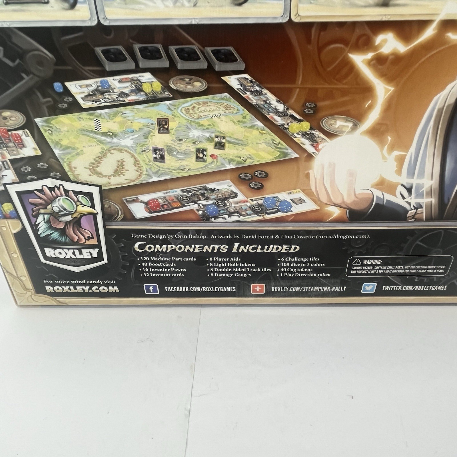 Steampunk Rally Board Game – Roxley – 100% Complete First Run
