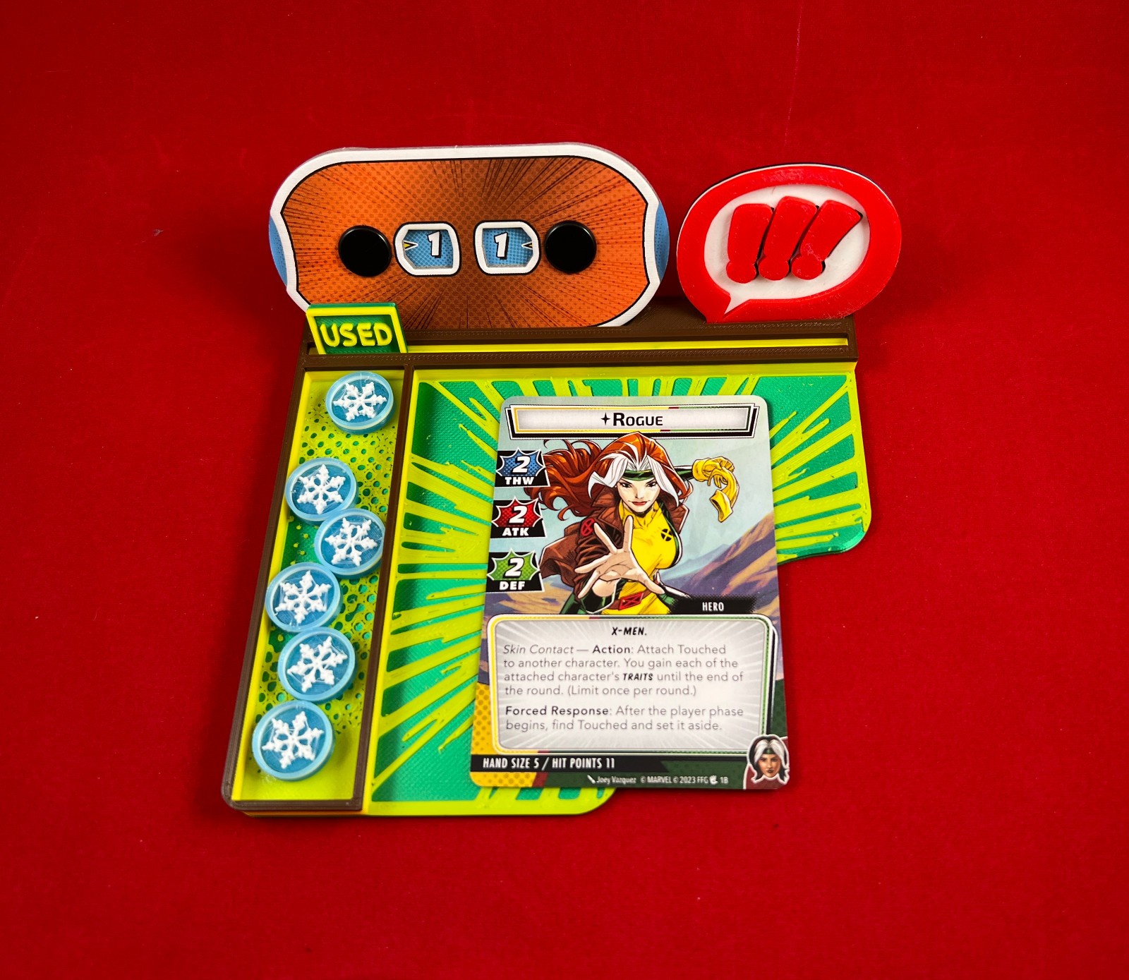 Marvel Champions™ compatible Hero Dashboard/Tray Custom 3D printed
