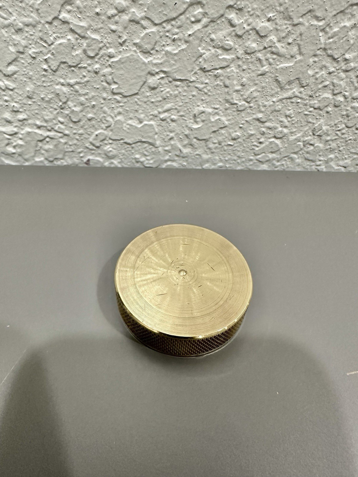 Vintage 90s Heavy Brass Metal Pog Slammer – Ying Yang- Thick – 3+ Oz
