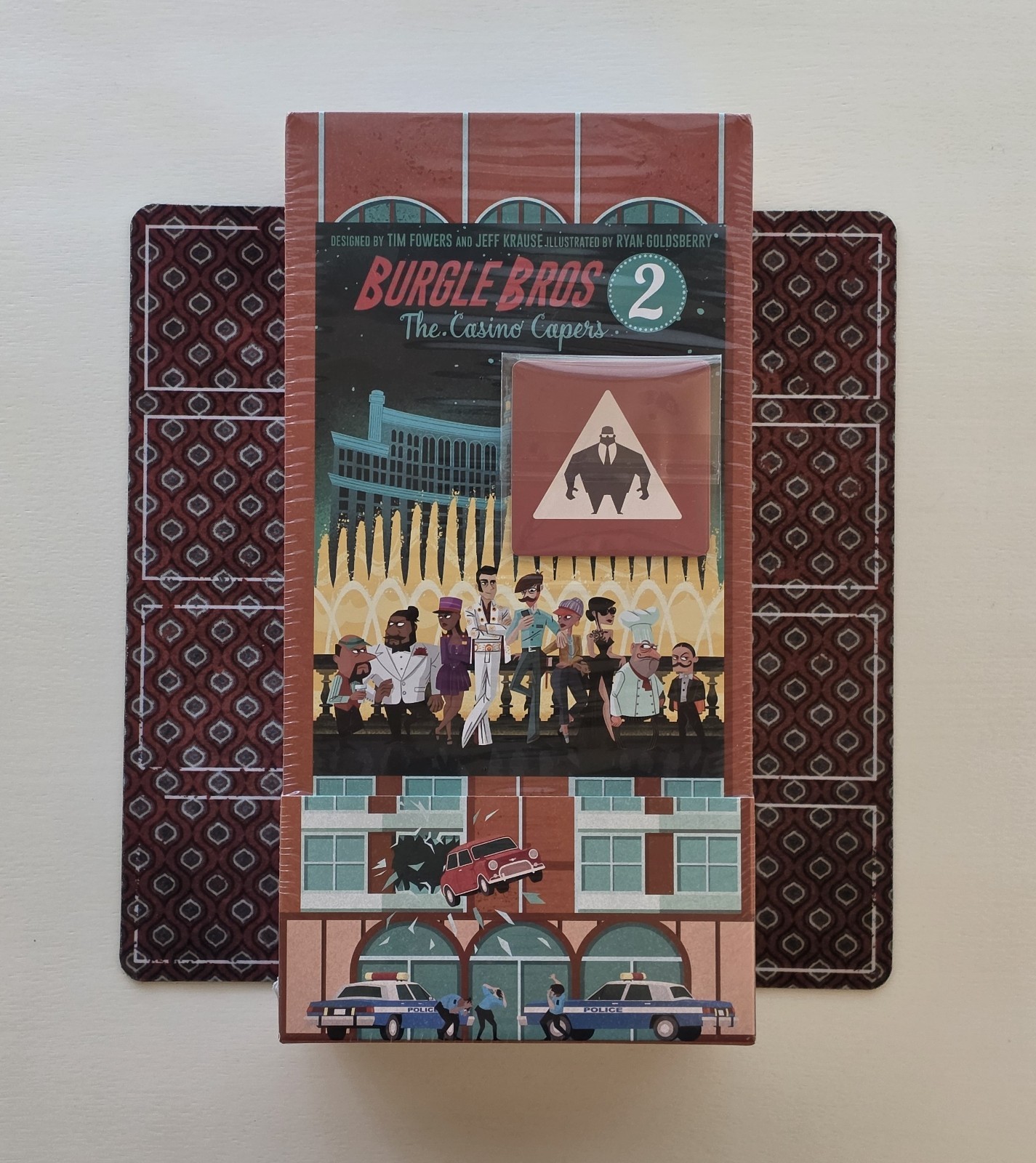 Burgle Bros 2 The Casino Capers Board Game by Tim Flowers + Playmat – New SEALED