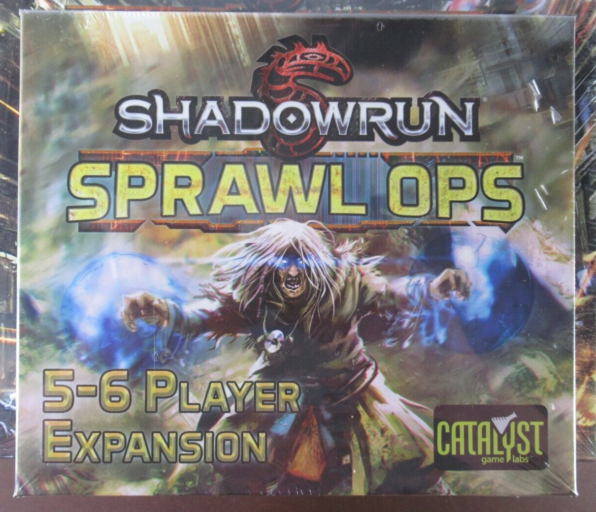 Catalyst Games Shadowrun Sprawl Ops Board Game and 5-6 Player Expansion (R GD)