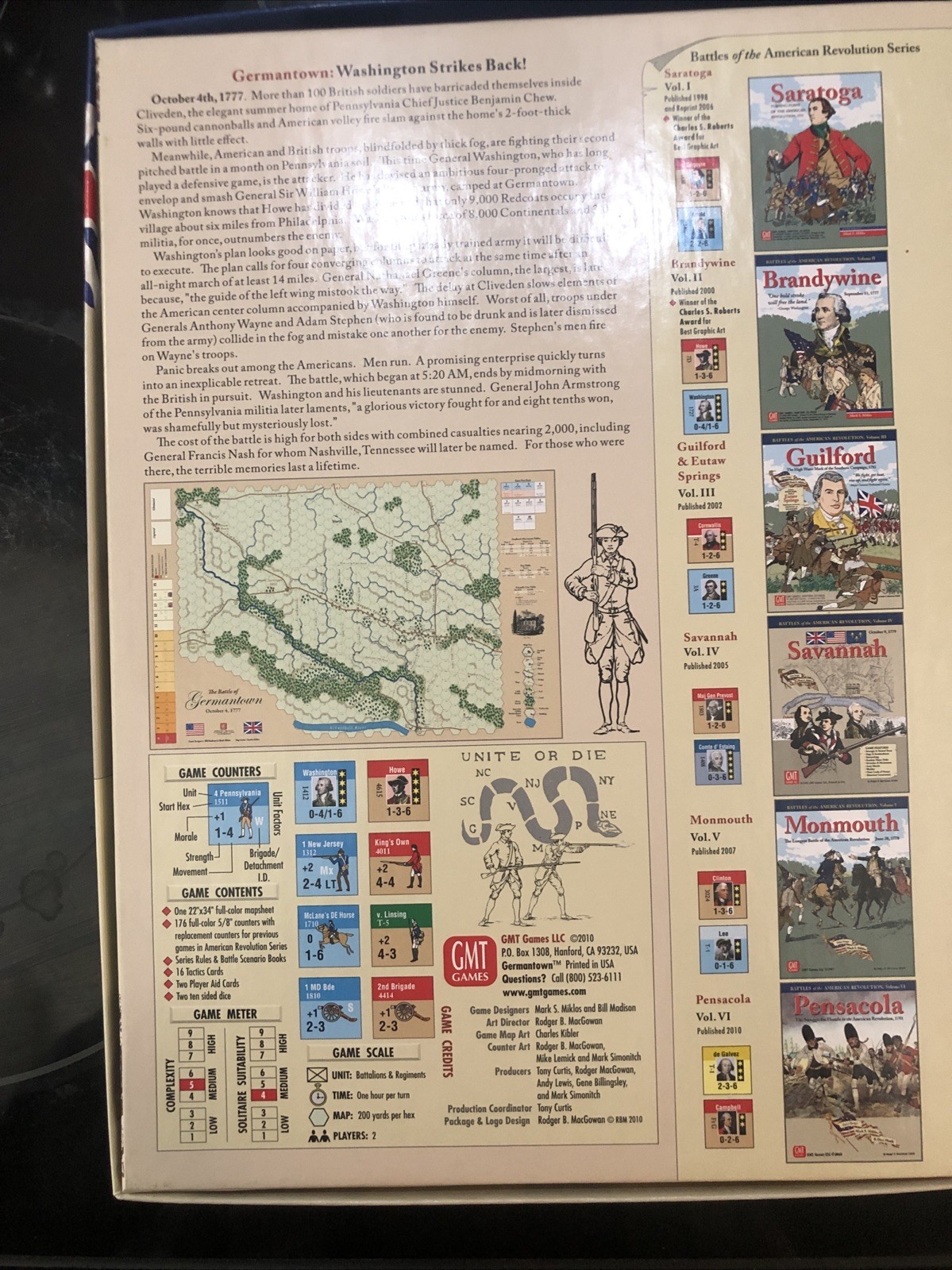 American Revolution Tri-Pack II (Monmouth, Germantown, Newtown) by GMT Games