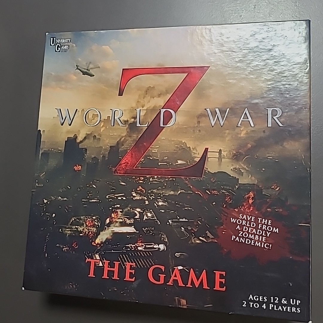 World War Z The Board Game Movie University Games Zombie Apocalypse COMPLETE