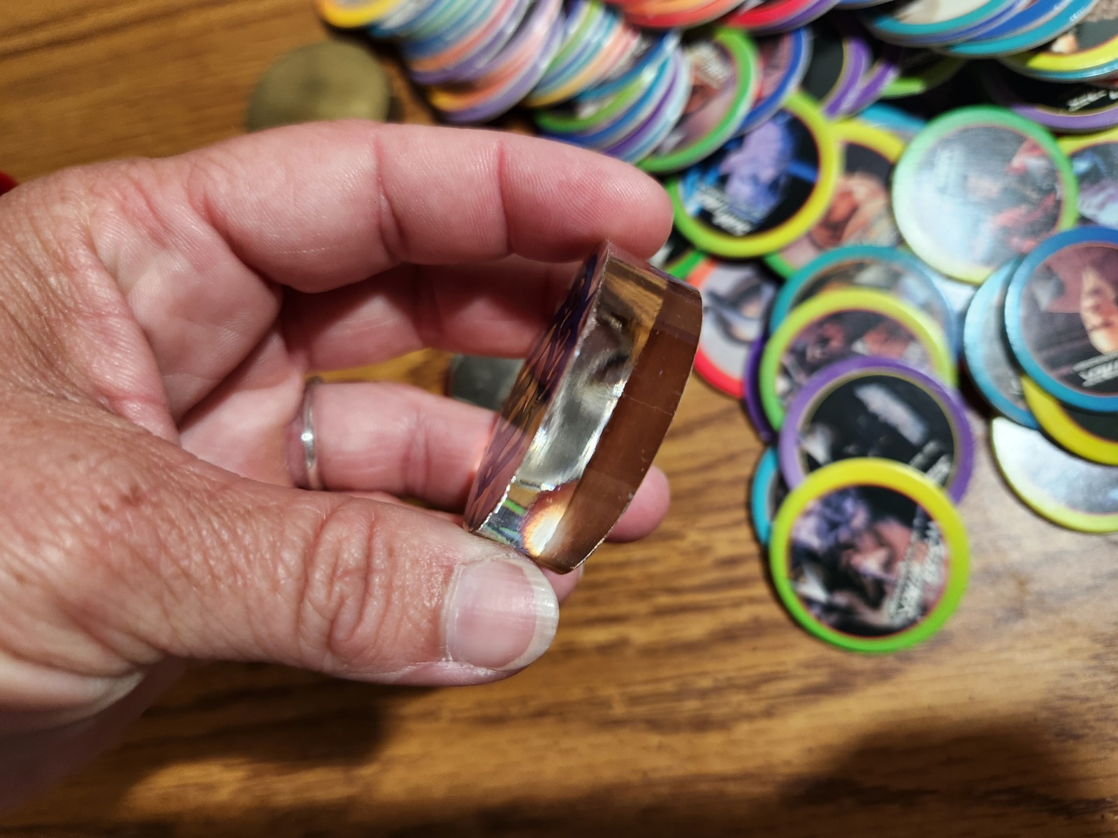 HTF Vintage Lot of 150+ Star Trek Milk Caps POGs 4 Slammers & 4 Containers Game