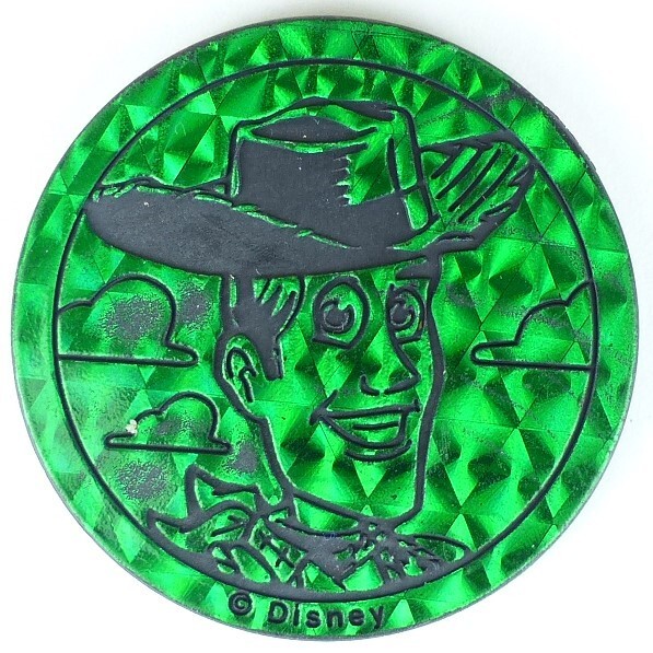 Lot of 5 Authentic POG Brand Disney Toy Story Plastic POG Kini Slammer WPF 1990s