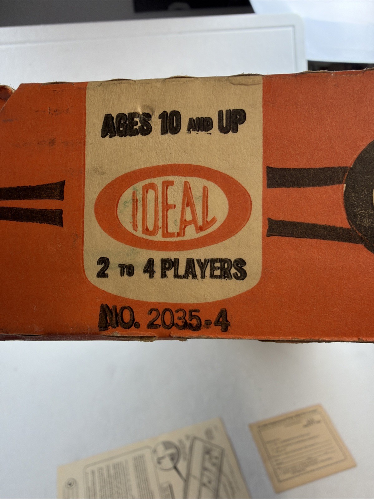 1971 Ideal Rebound Two Cushion Game Vintage Tabletop Shuffleboard Game And Box