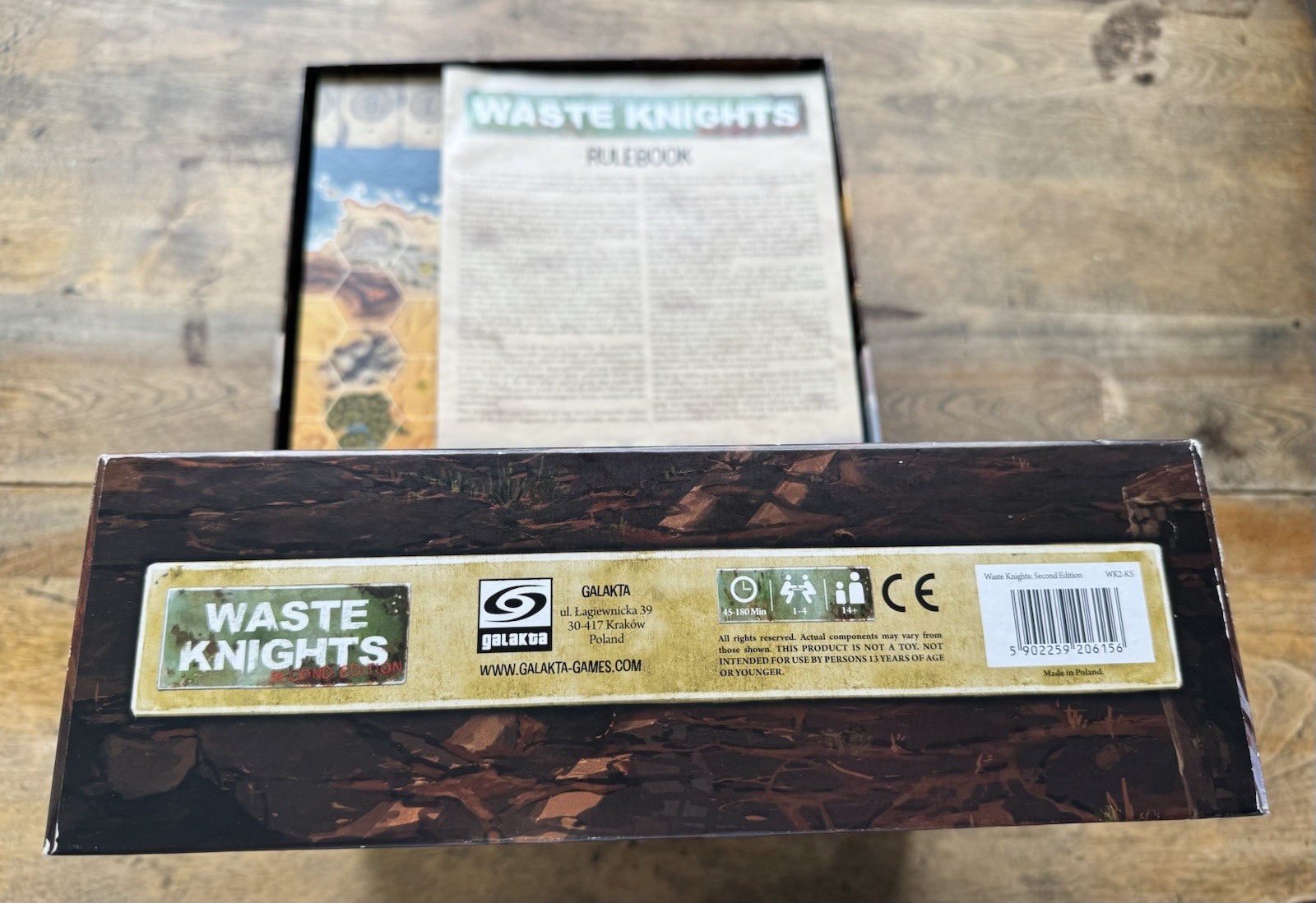 Waste Knights Board Game 2nd Ed Post-Apocalypse Australia