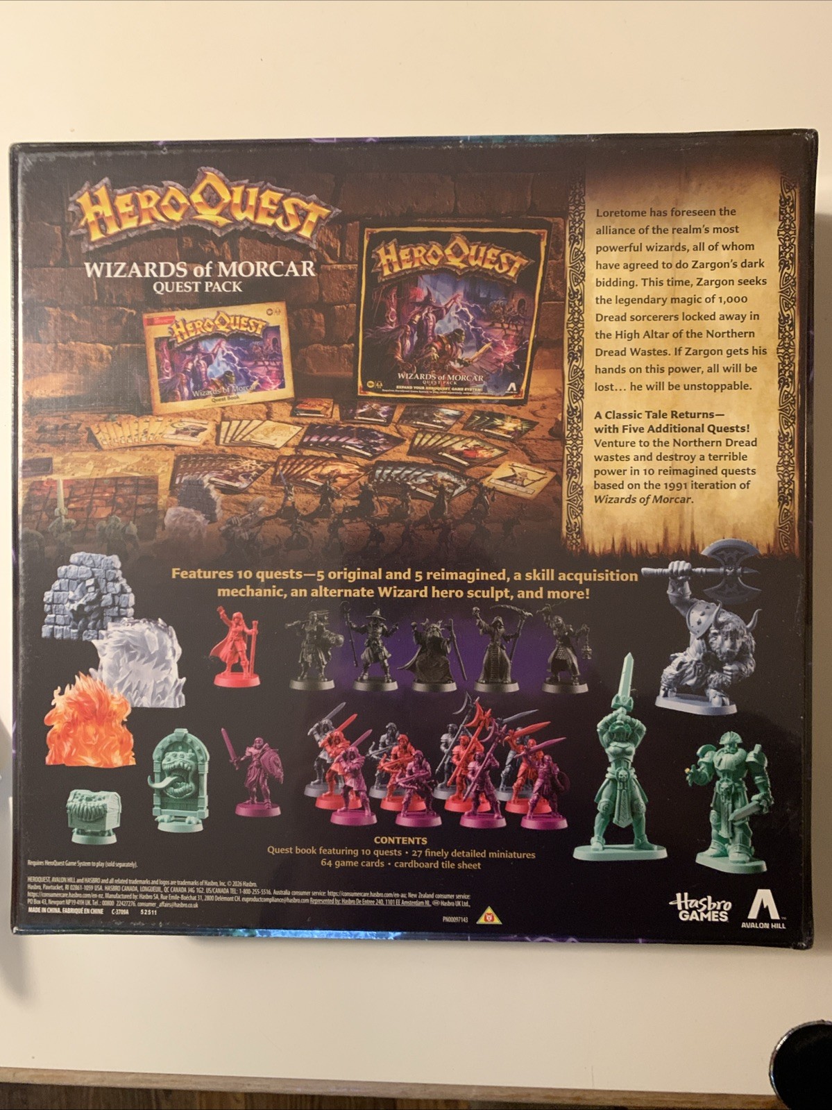 🔰 HeroQuest | Wizards of Morcar | Factory Sealed! English Version! Well Packed