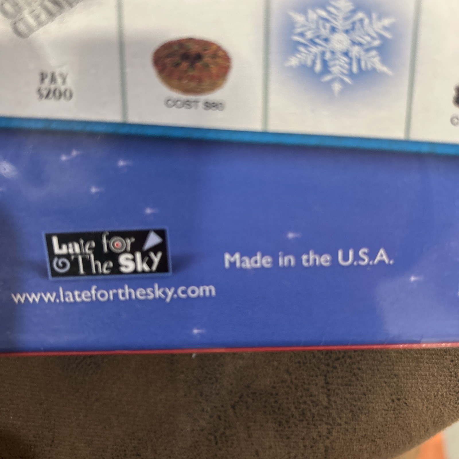 CHRISTMAS OPOLY “A GAME TO CELEBRATE THE SEASON” BRAND NEW, Late For The Sky.