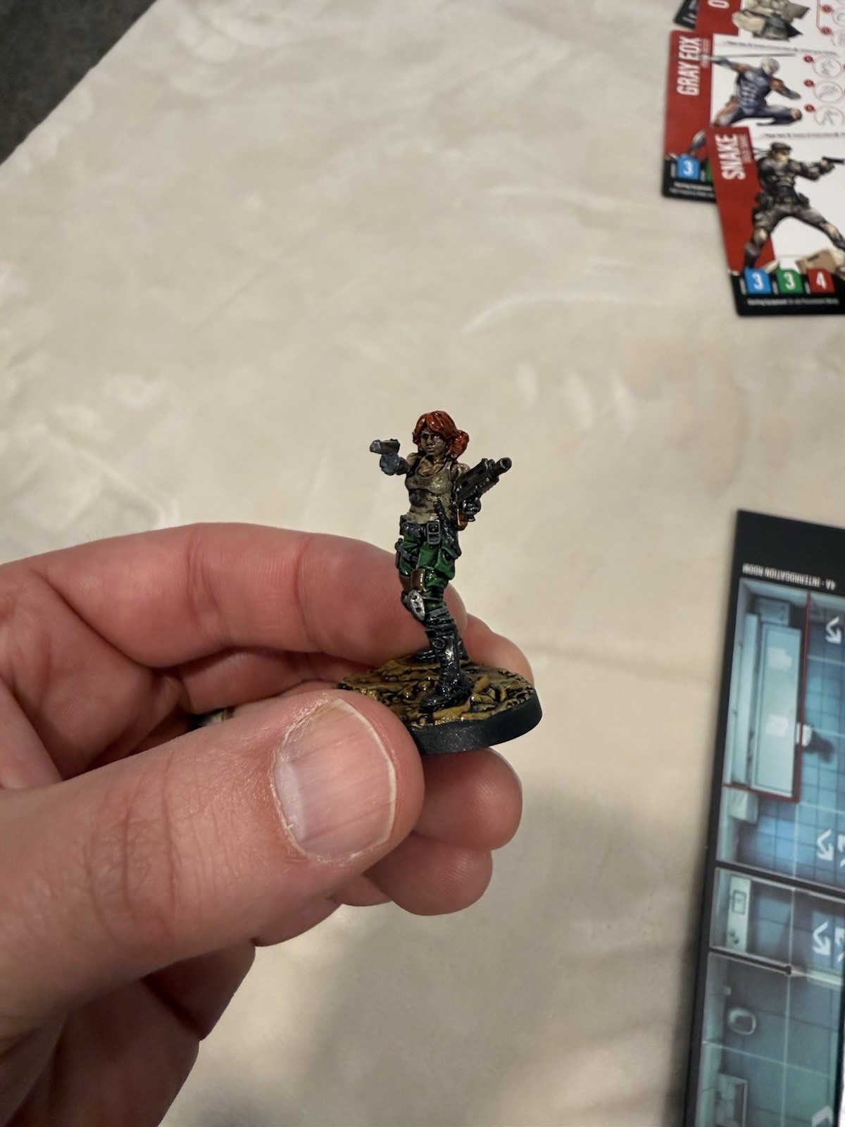 Metal Gear Solid: The Board Game Standard Edition by CMON. Painted