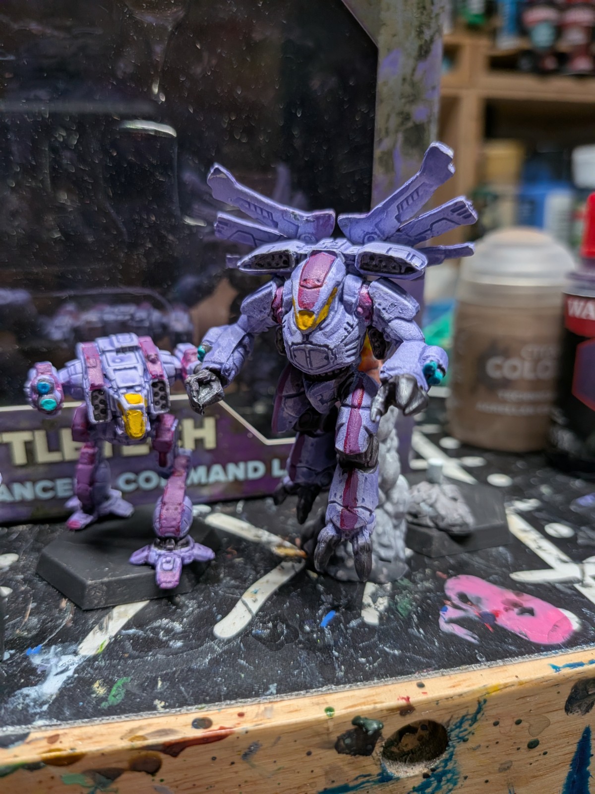 BattleTech: 21st Centauri Lancers Command Lance PAINTED
