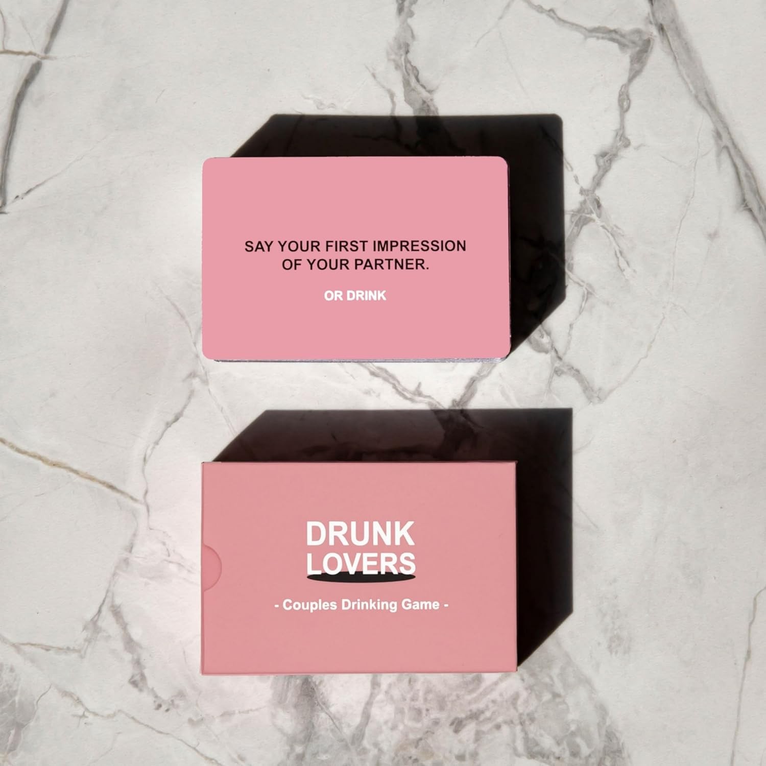 Drunk Lovers – Couples Games Couples Card Game for Date Night, 54 Game Cards, Ro