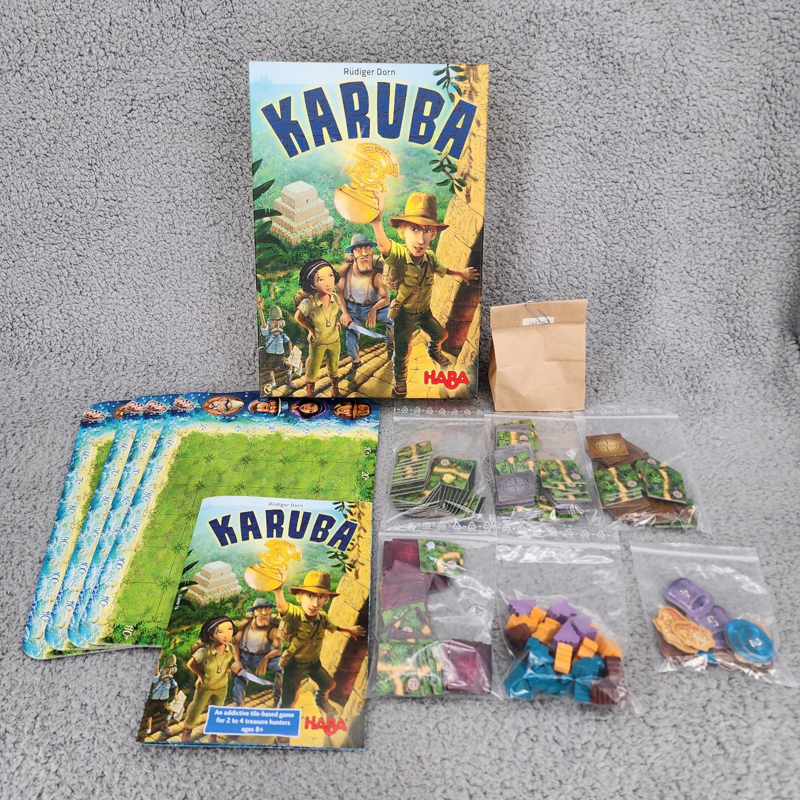 Karuba Board Game, Award Winning Haba Game Age 8+ 100% Complete VGC