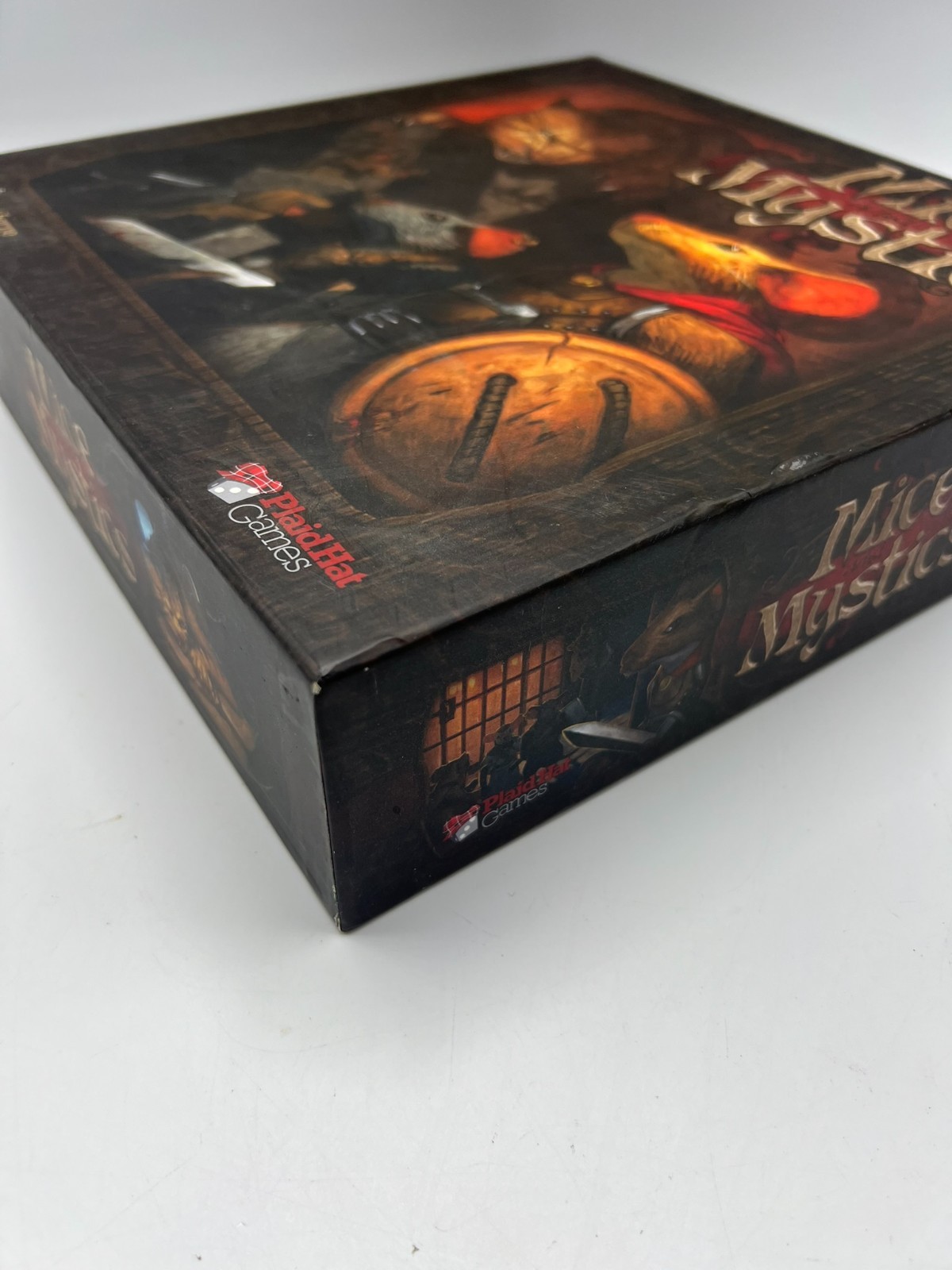 UNPUNCHED UNPLAYED MICE & MYSTICS FANTASY BOARD GAME PLAID HAT JERRY HAWTHORNE