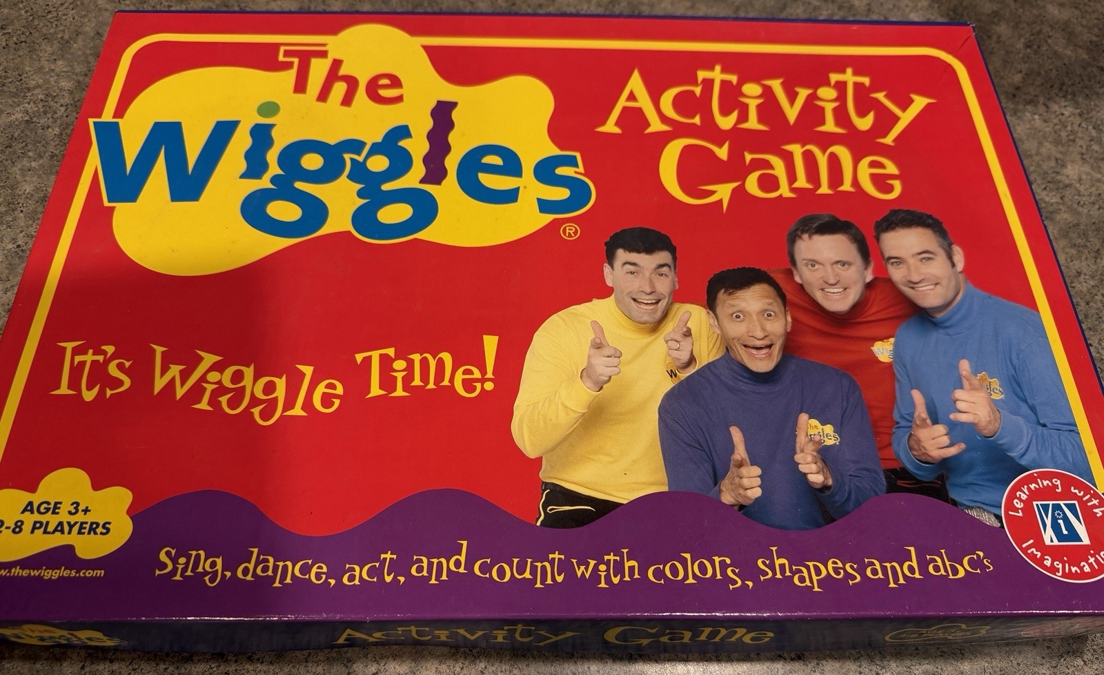 The Wiggles Activity Game Wiggly Safari Electronic Board Game 3+ 2-8 2003