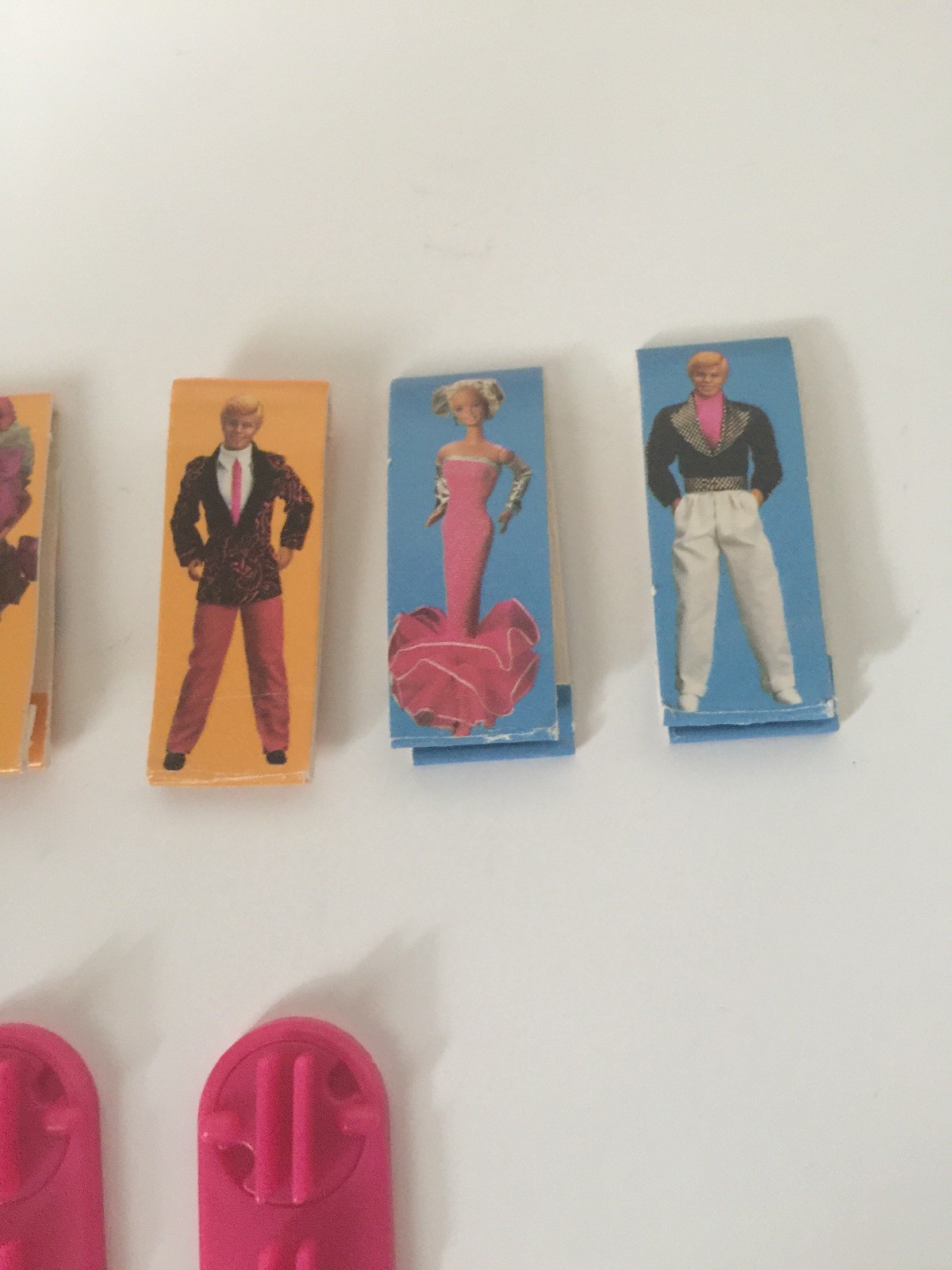 Barbie Dream Date Board Game 1992 *Lot of Pawns And Stands Parts