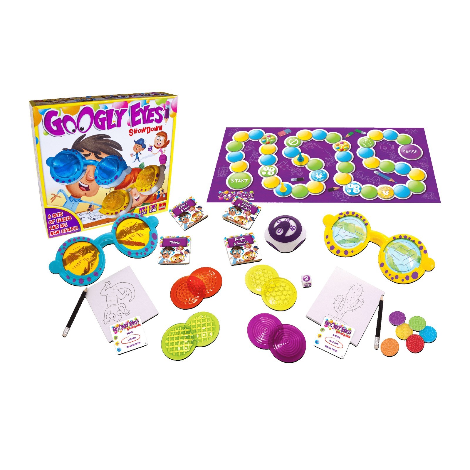 Kids Drawing Game Googly Eyes Showdown Family Fun Party Game