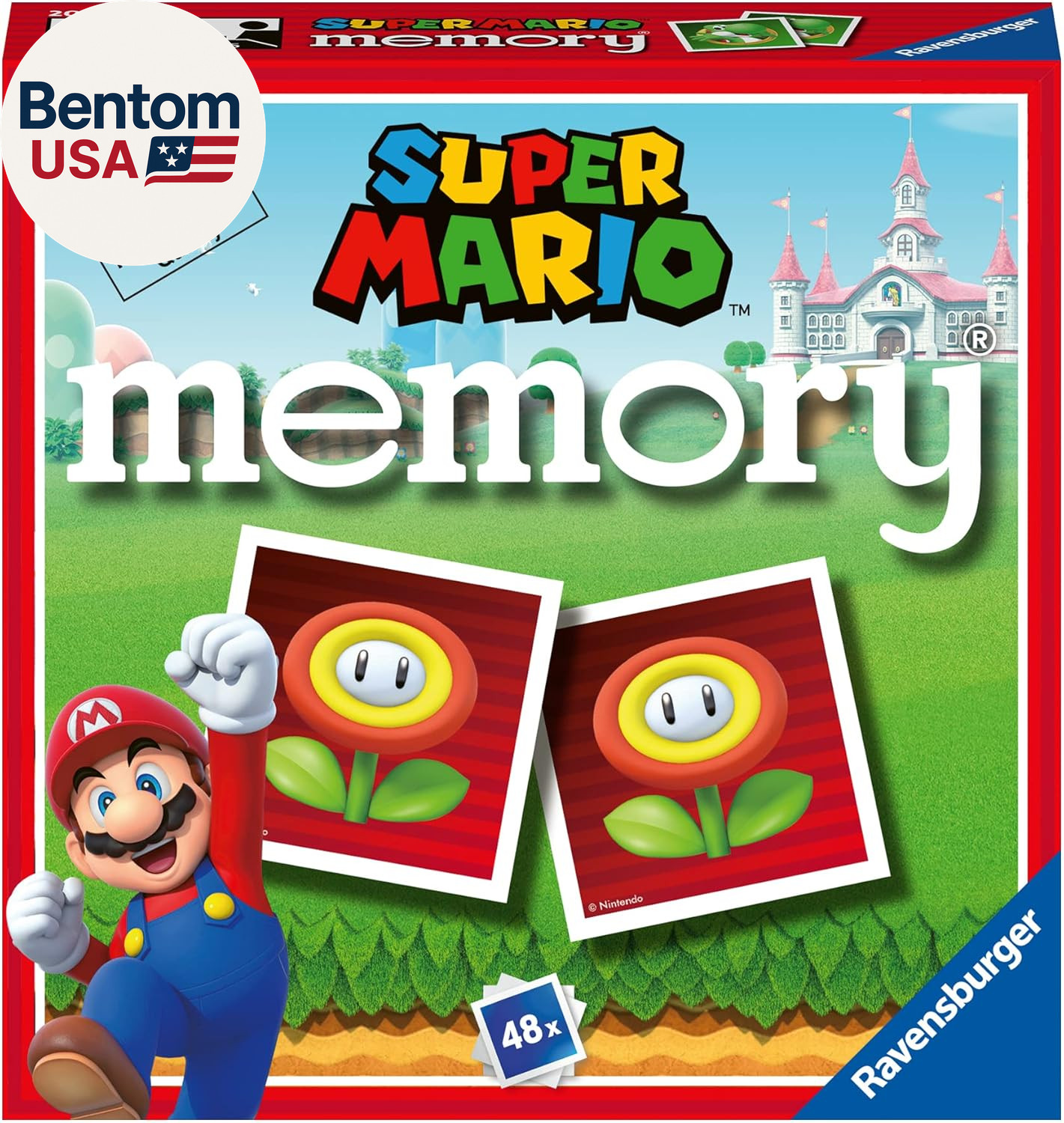 Ravensburger – Memory Super Mario, Board Game, Memory Game for Children 3 Years